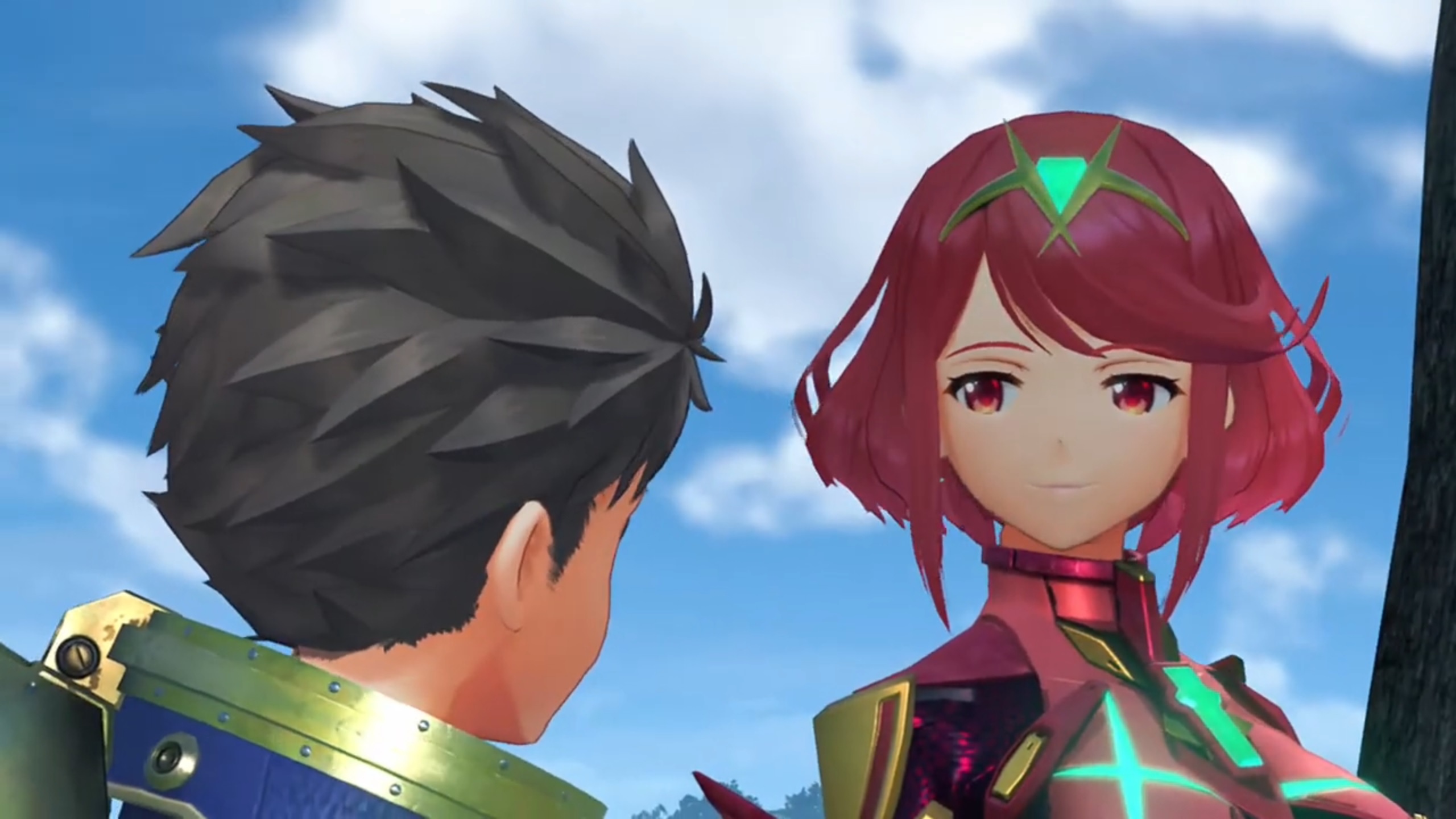 He saw her closely