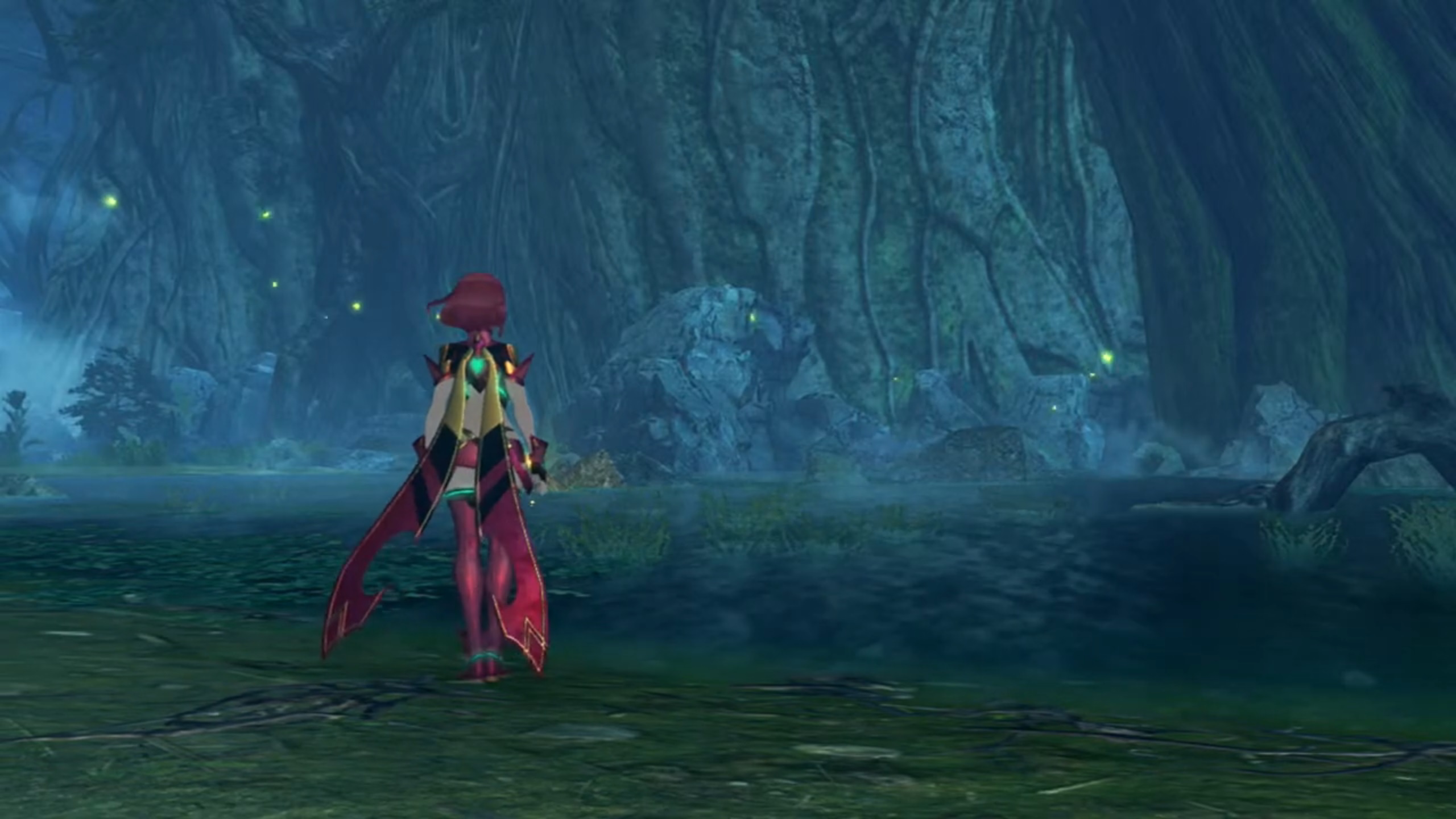 Pyra by herself when they were sleeping