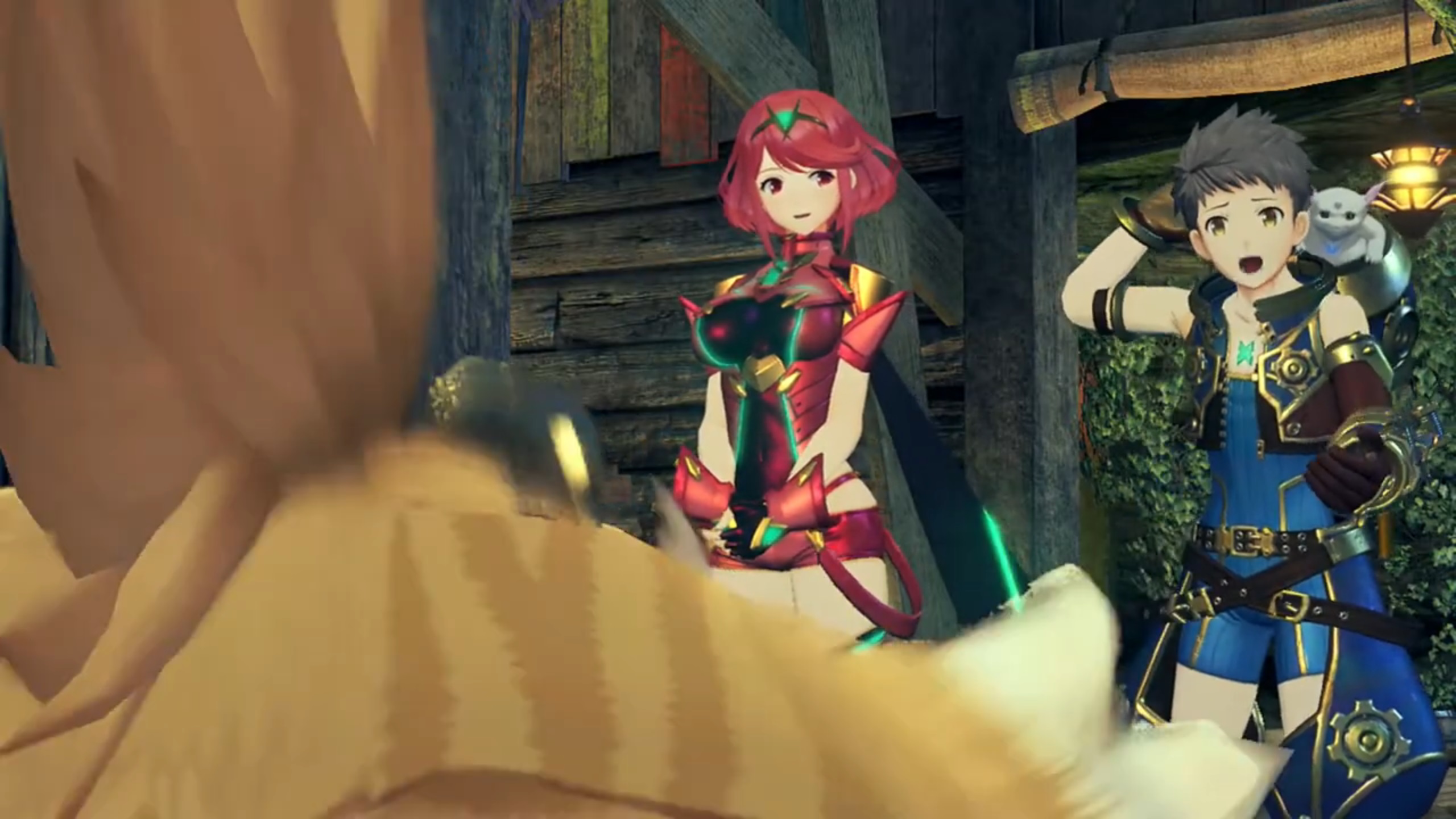 Pyra eyeing Rex