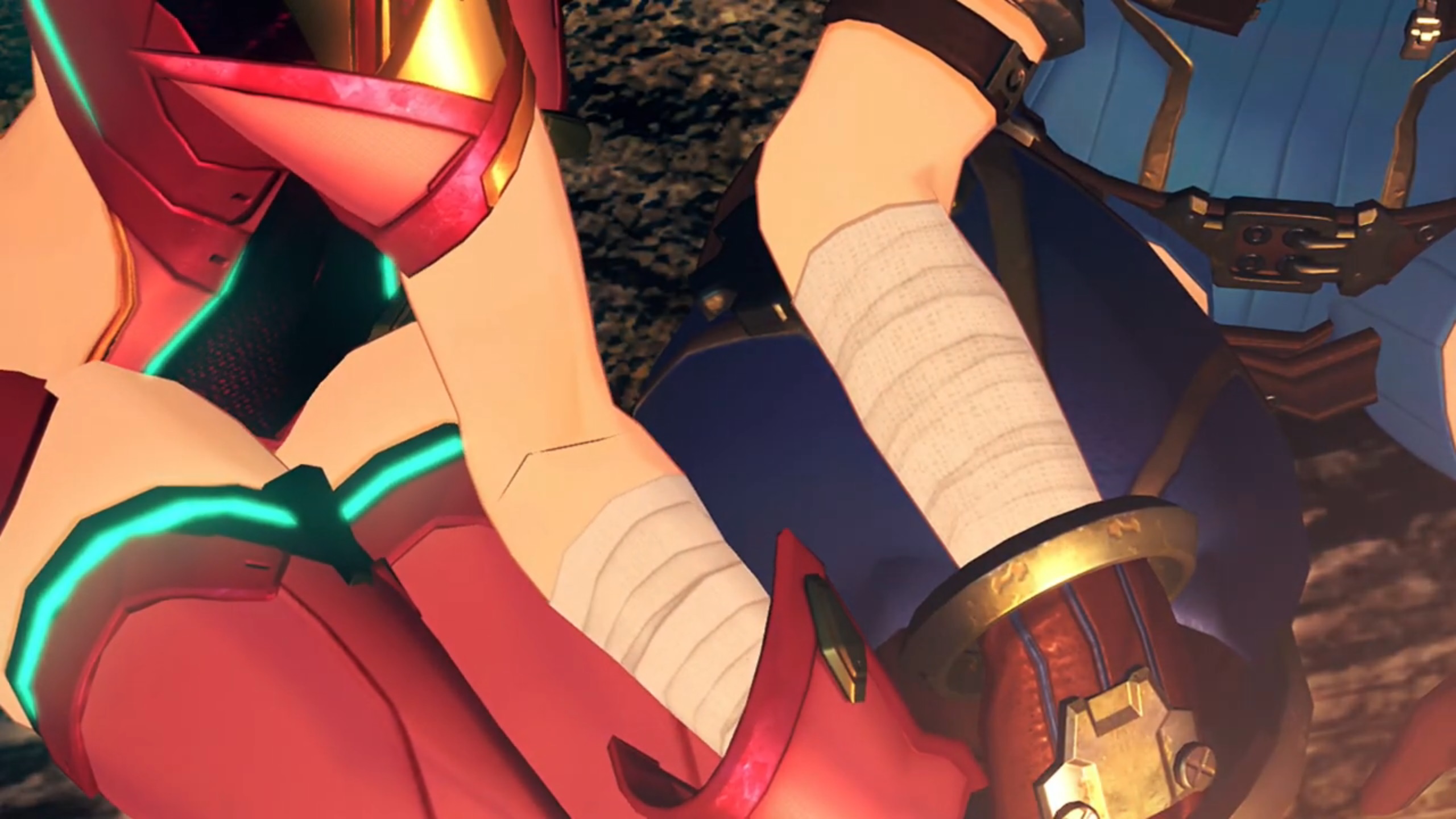 Limbs side by side