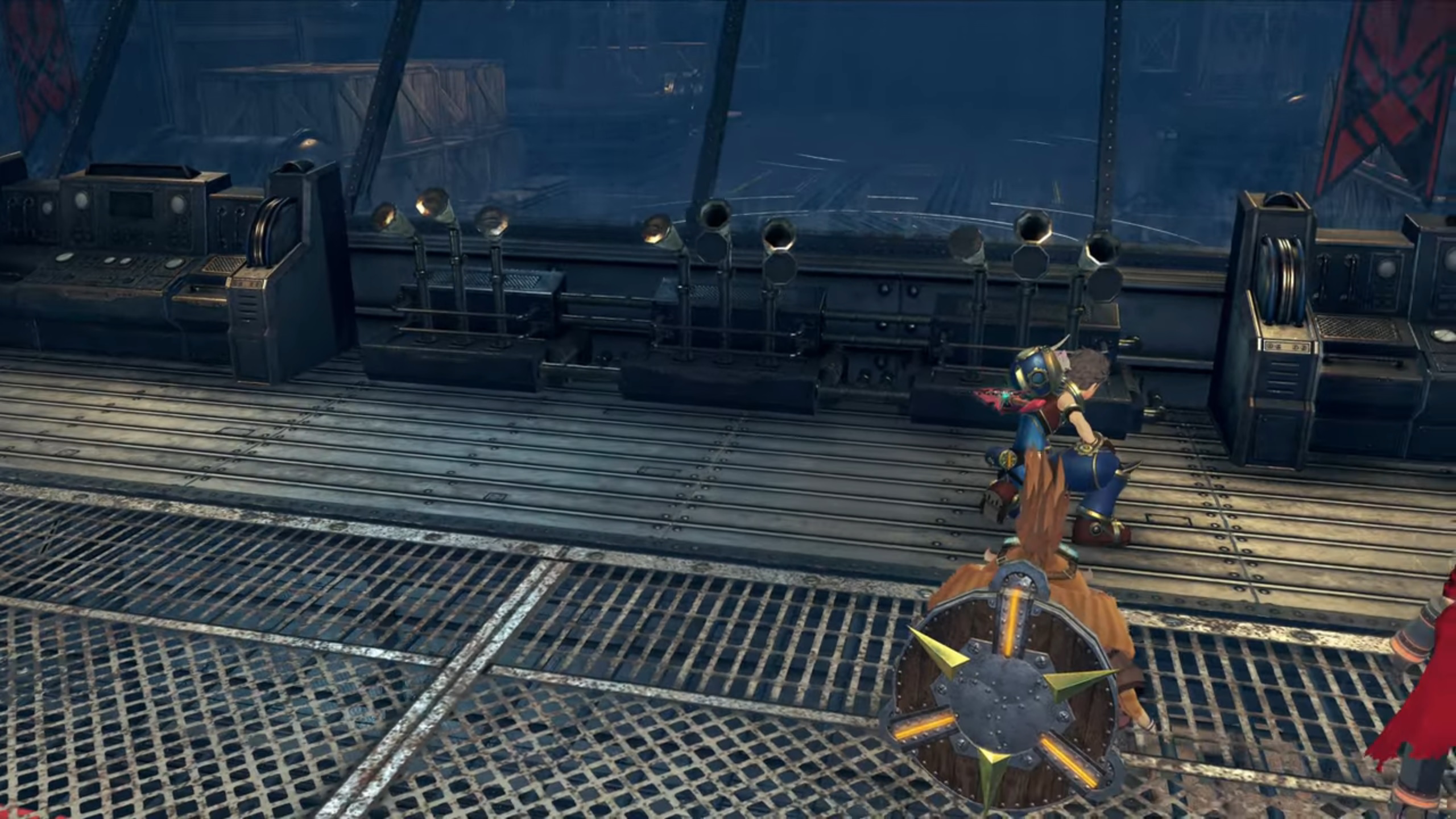 Inside Mòrag's ship control room