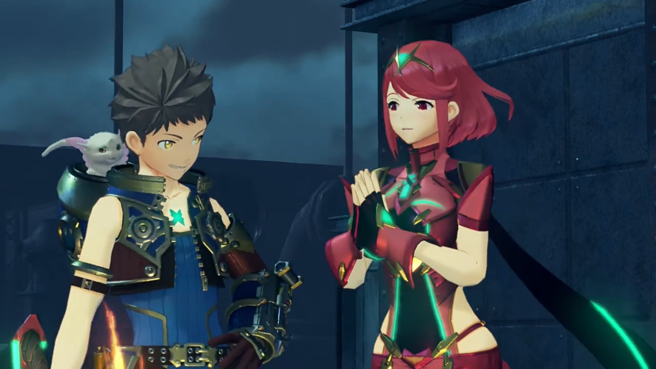 Holding back from hitting Mòrag