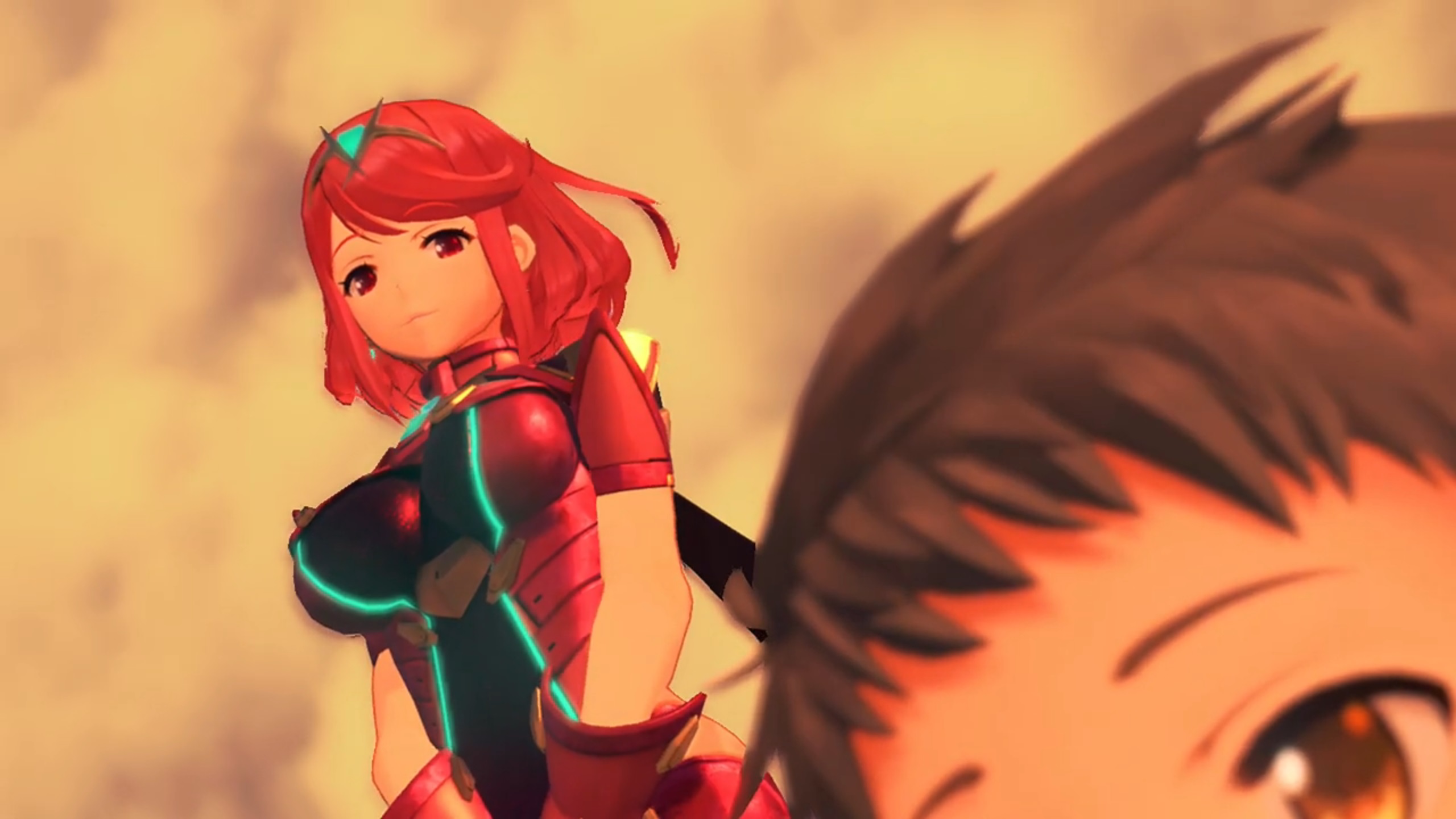 Pyra wondering about Rex