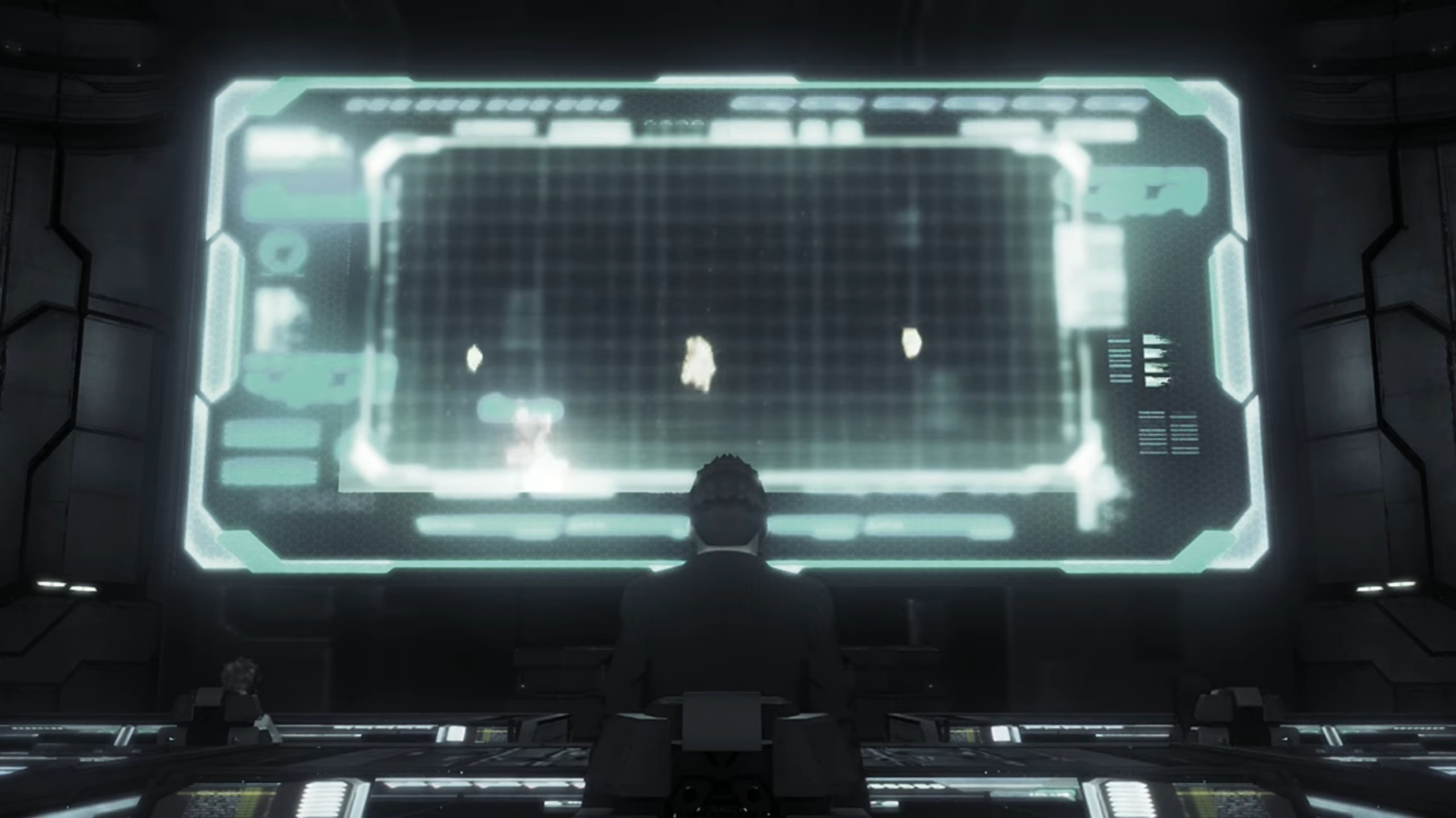 Explosion shown on giant screen