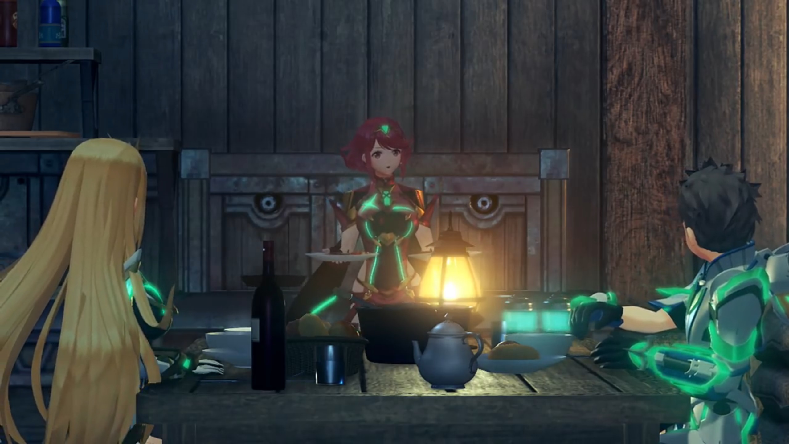 Pyra lecturing Rex