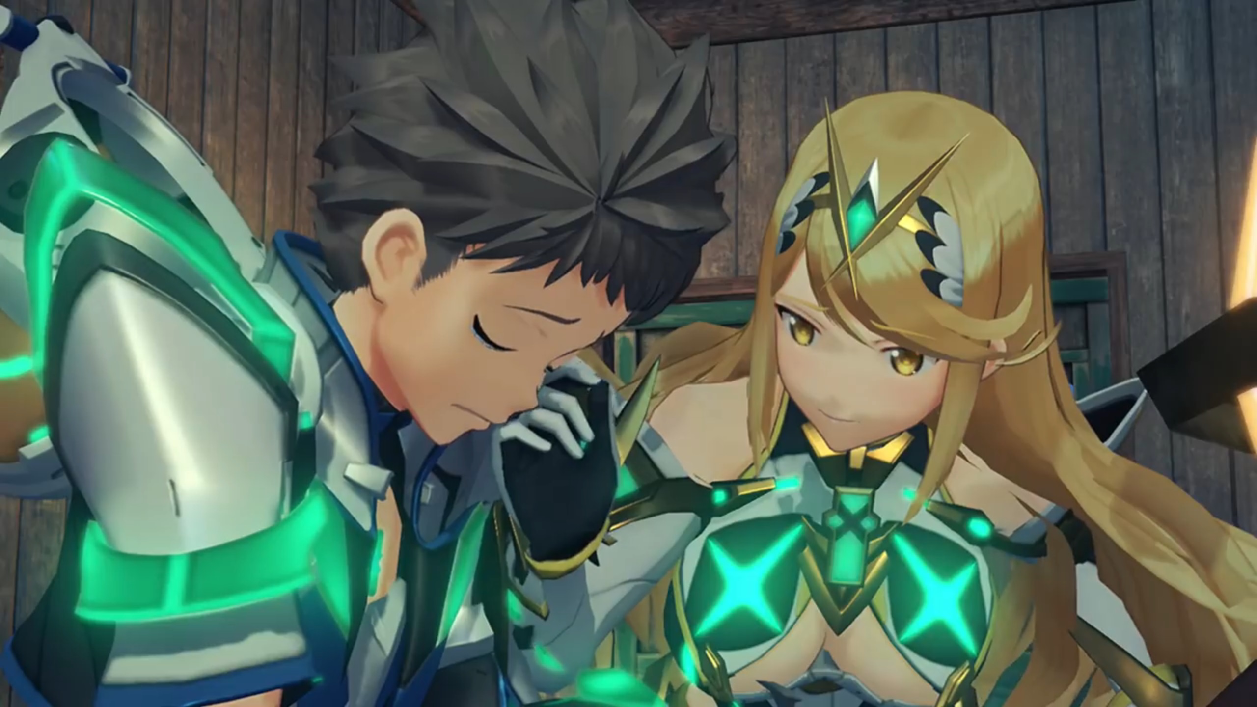 Mythra rubbing his tears